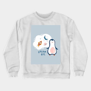 Baby cosmic print Crewneck Sweatshirt